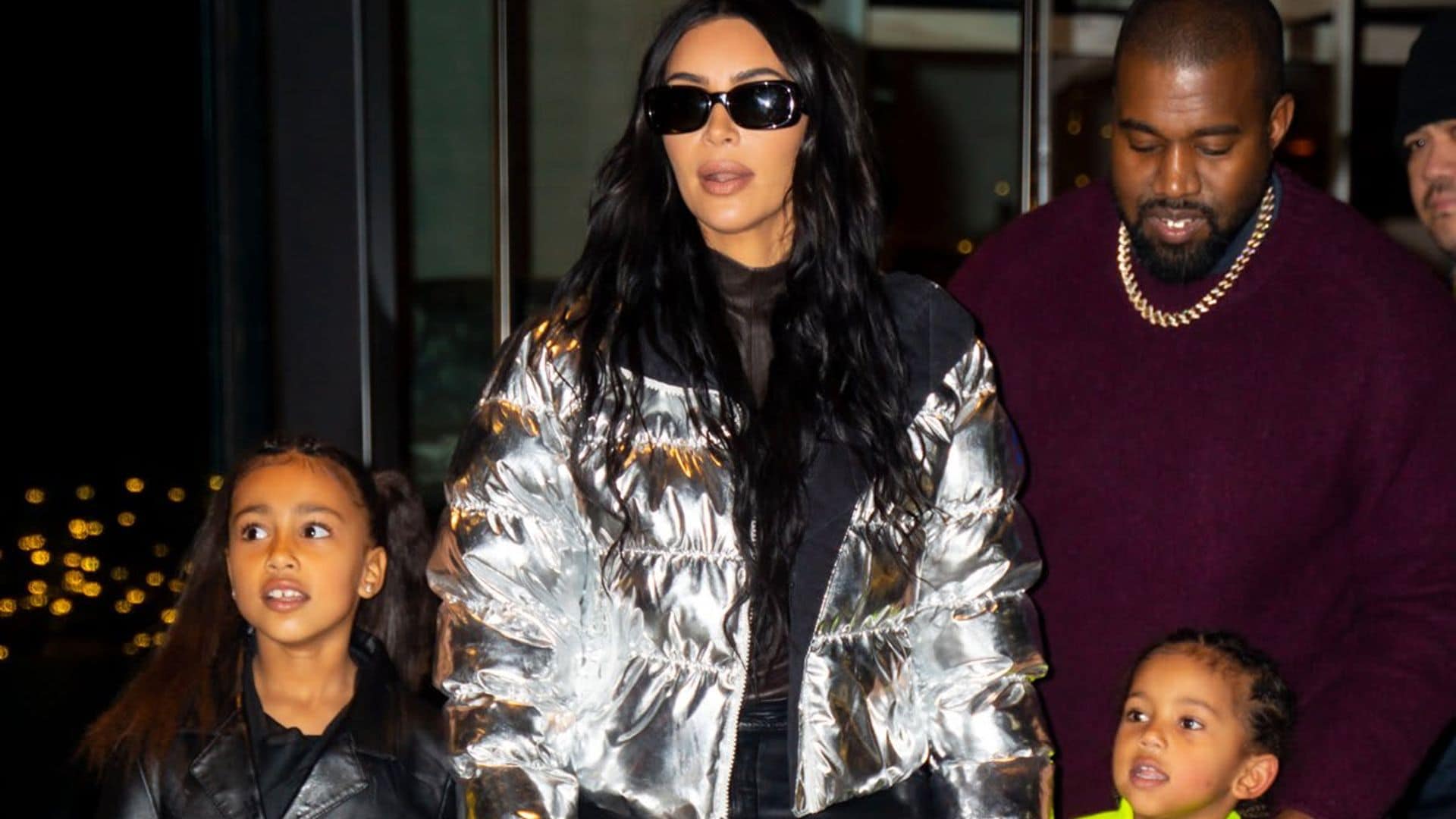Kim Kardashian’s house is a winter wonderland and Kanye West has his own stocking