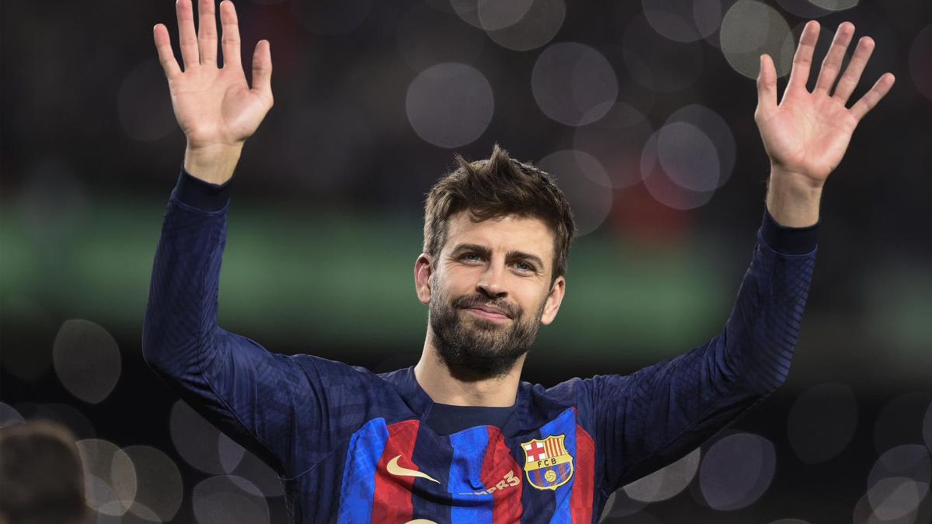 Clara Chía and Shakira’s children make an appearance during Gerard Piqué’s farewell tribute