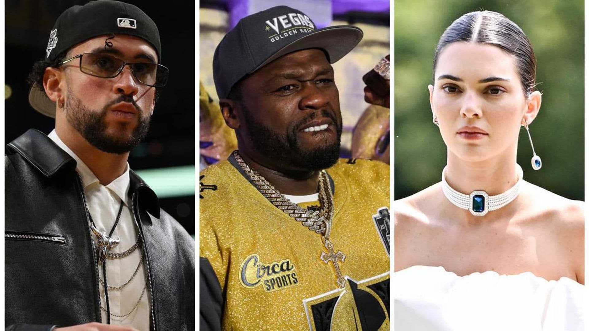 Bad Bunny and Kendall Jenner’s surprise concert attendance leaves 50 Cent upset