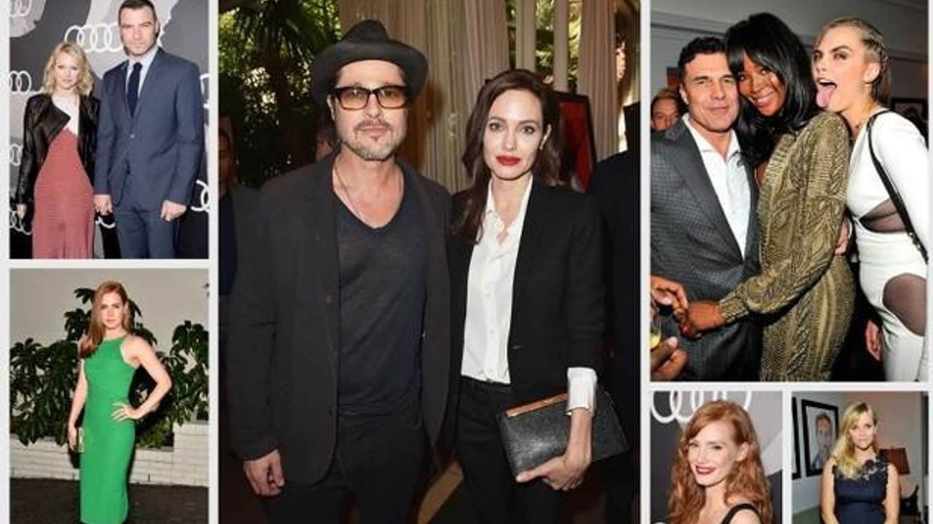 Angelina Jolie, Brad Pitt and more celebs hit up Golden Globes parties