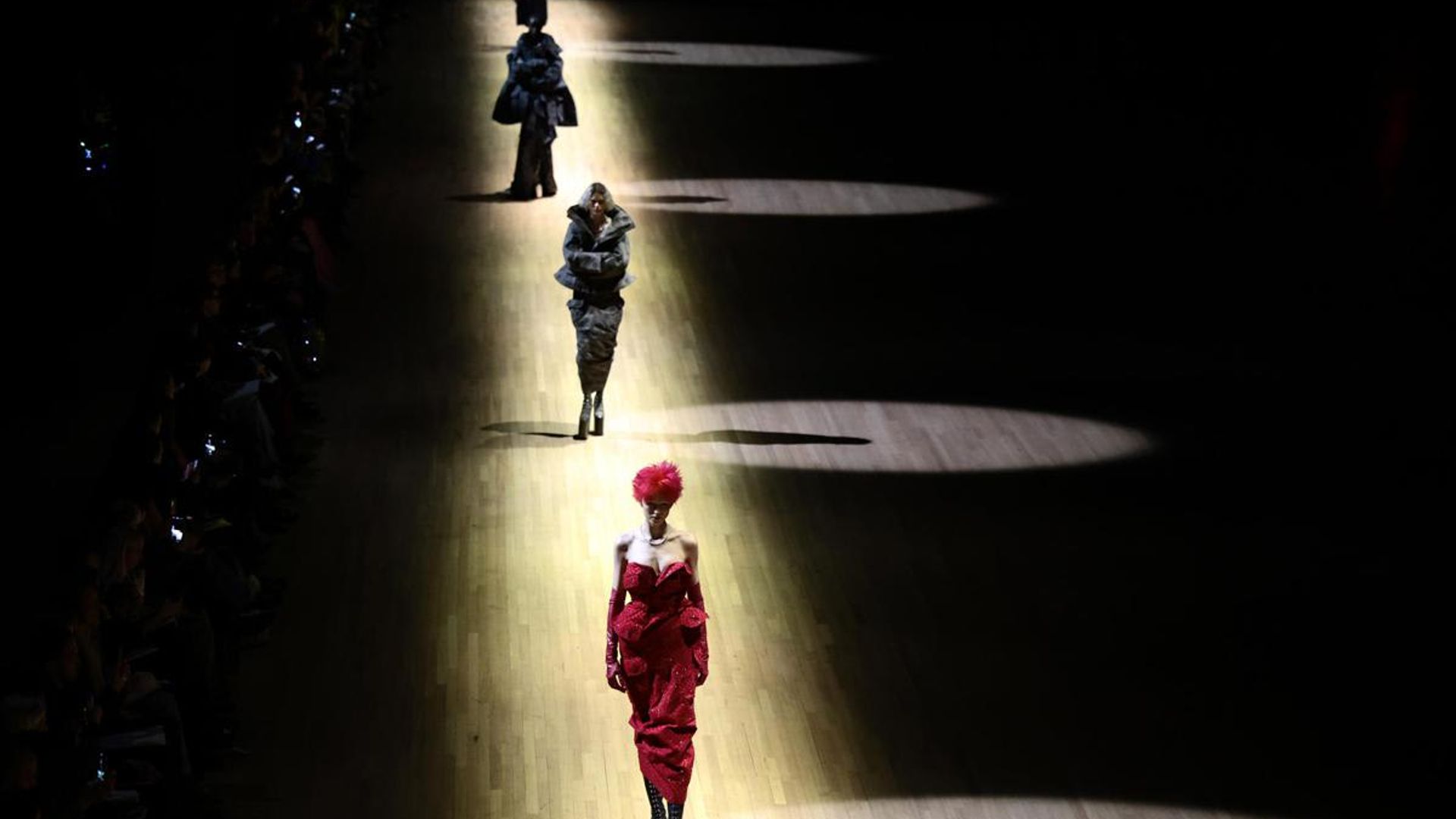 Marc Jacobs presented their latest show with a heavy Vivienne Westwood influence