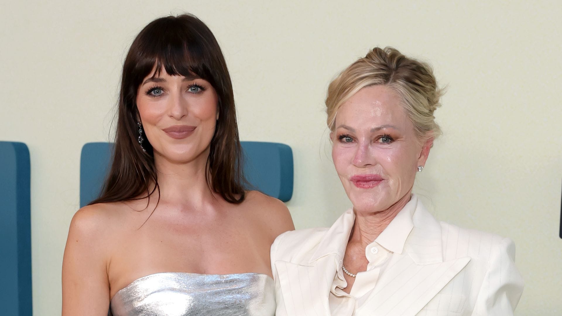 Dakota Johnson and Melanie Griffith shine on the red carpet ahead of Stella Banderas’ wedding