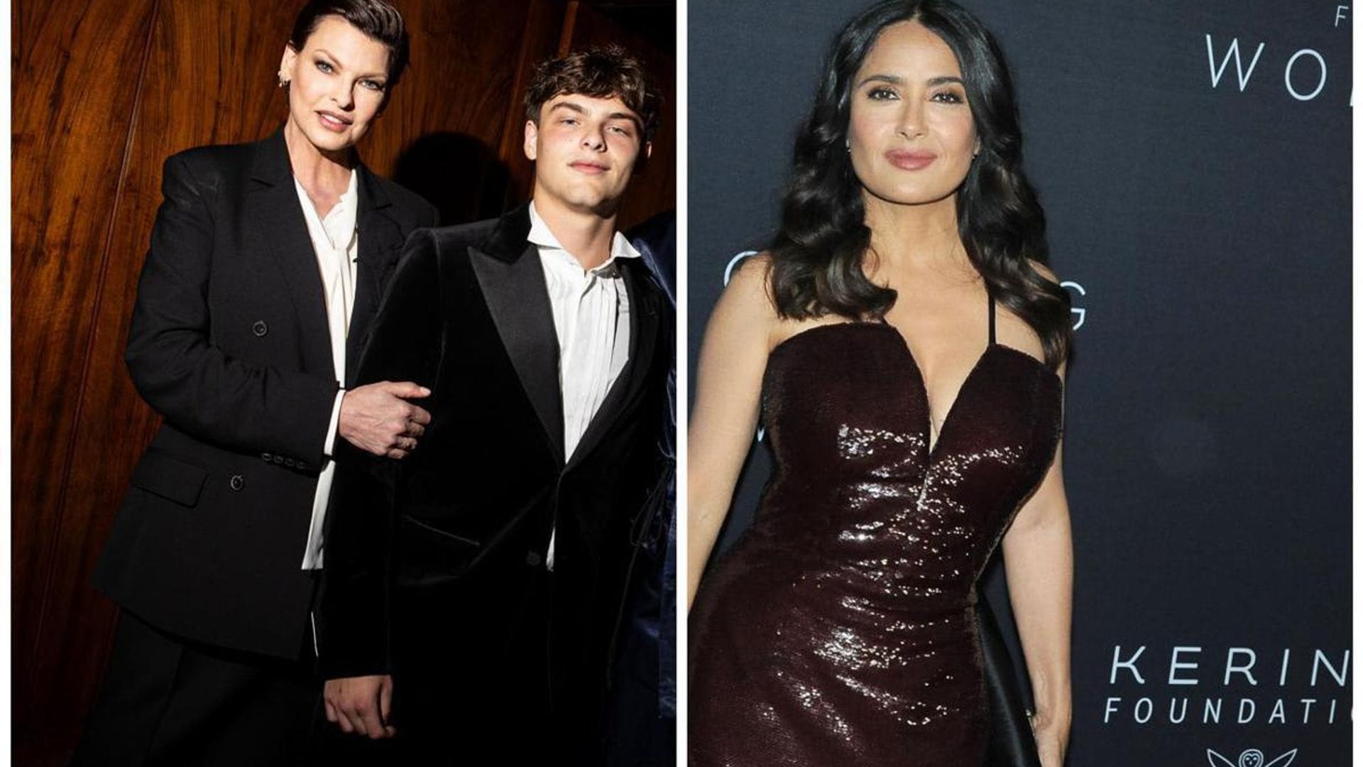 Salma Hayek visits Mexico with her stepson: Linda Evangelista’s son Augustin James