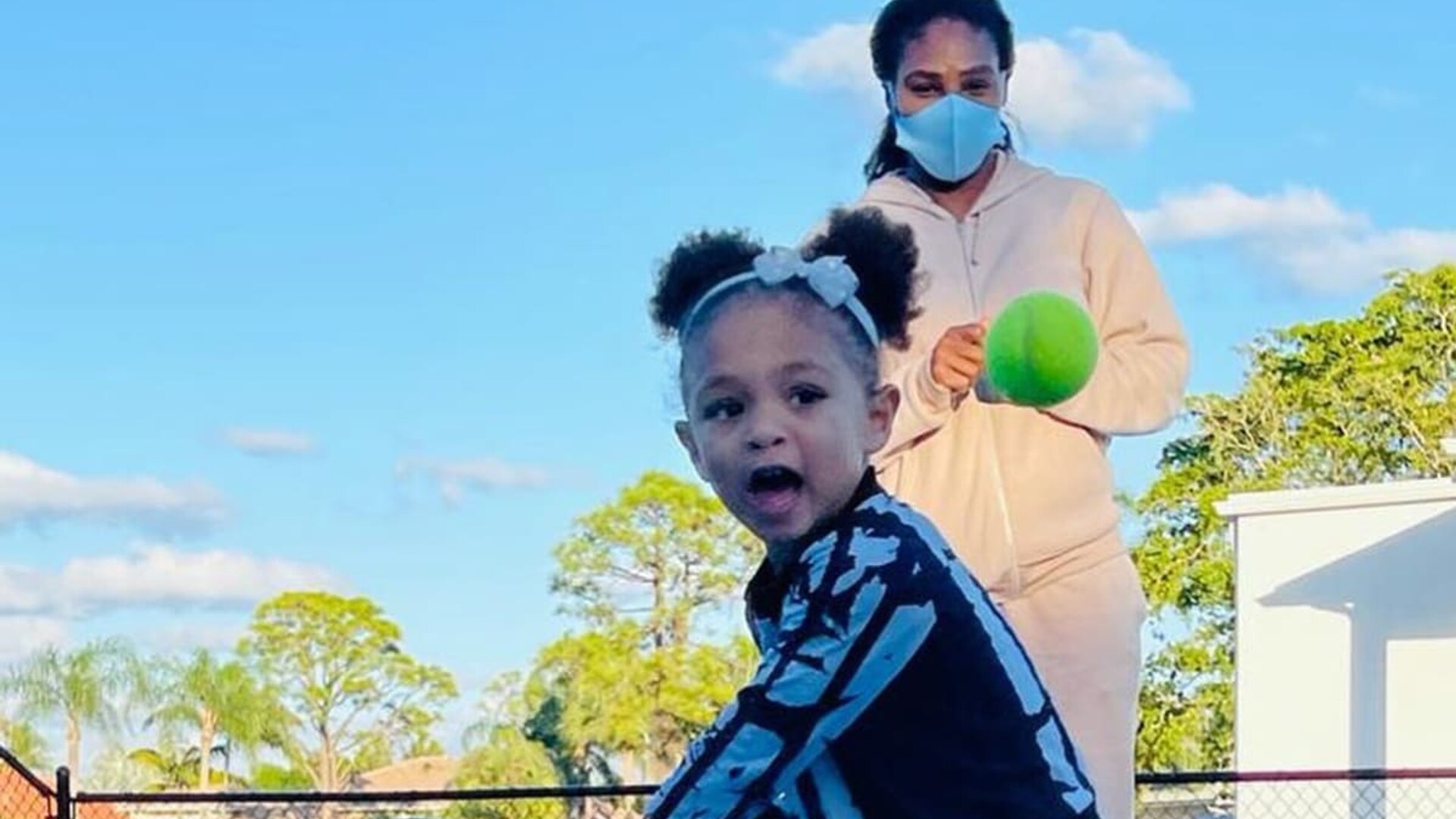 Serena Williams shares an adorable photo of daughter Olympia
