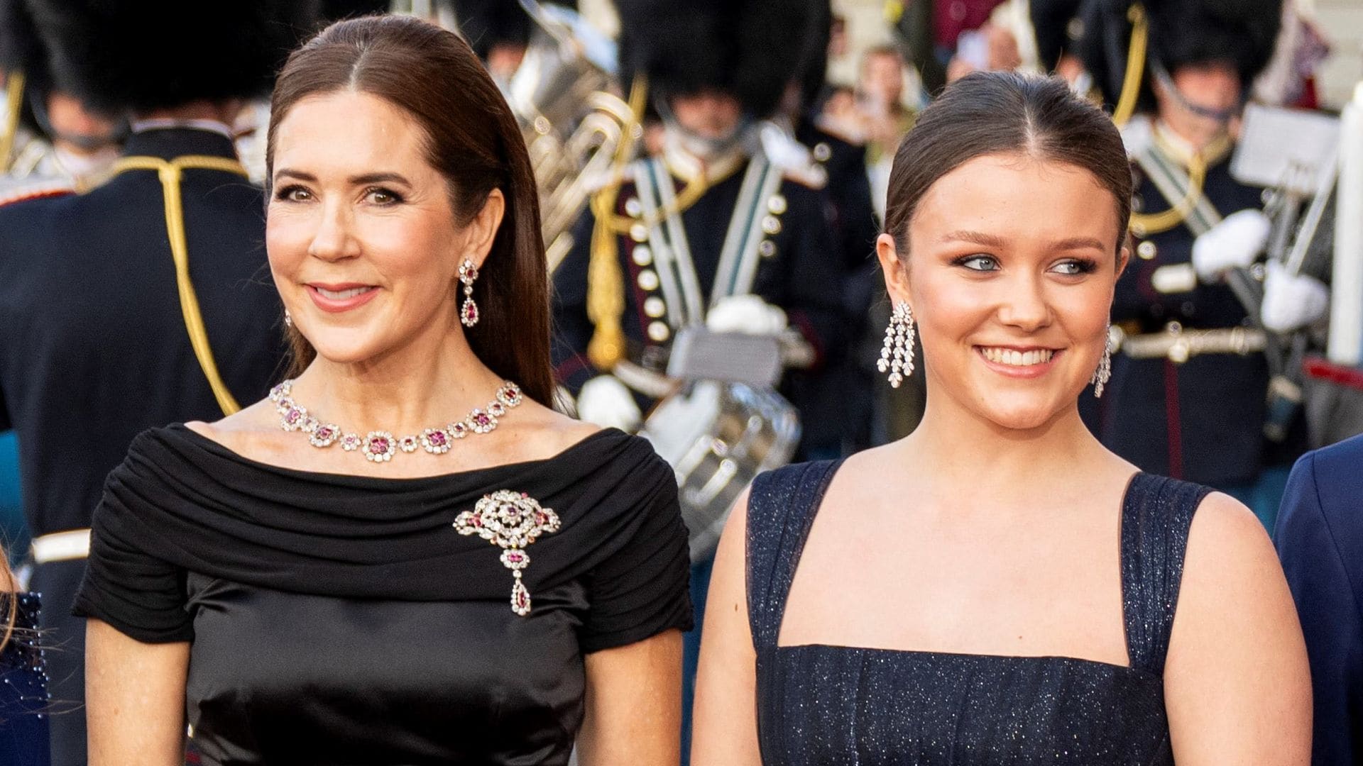 Queen Mary steps behind the camera to snap photo of her teenage daughter wearing a tiara