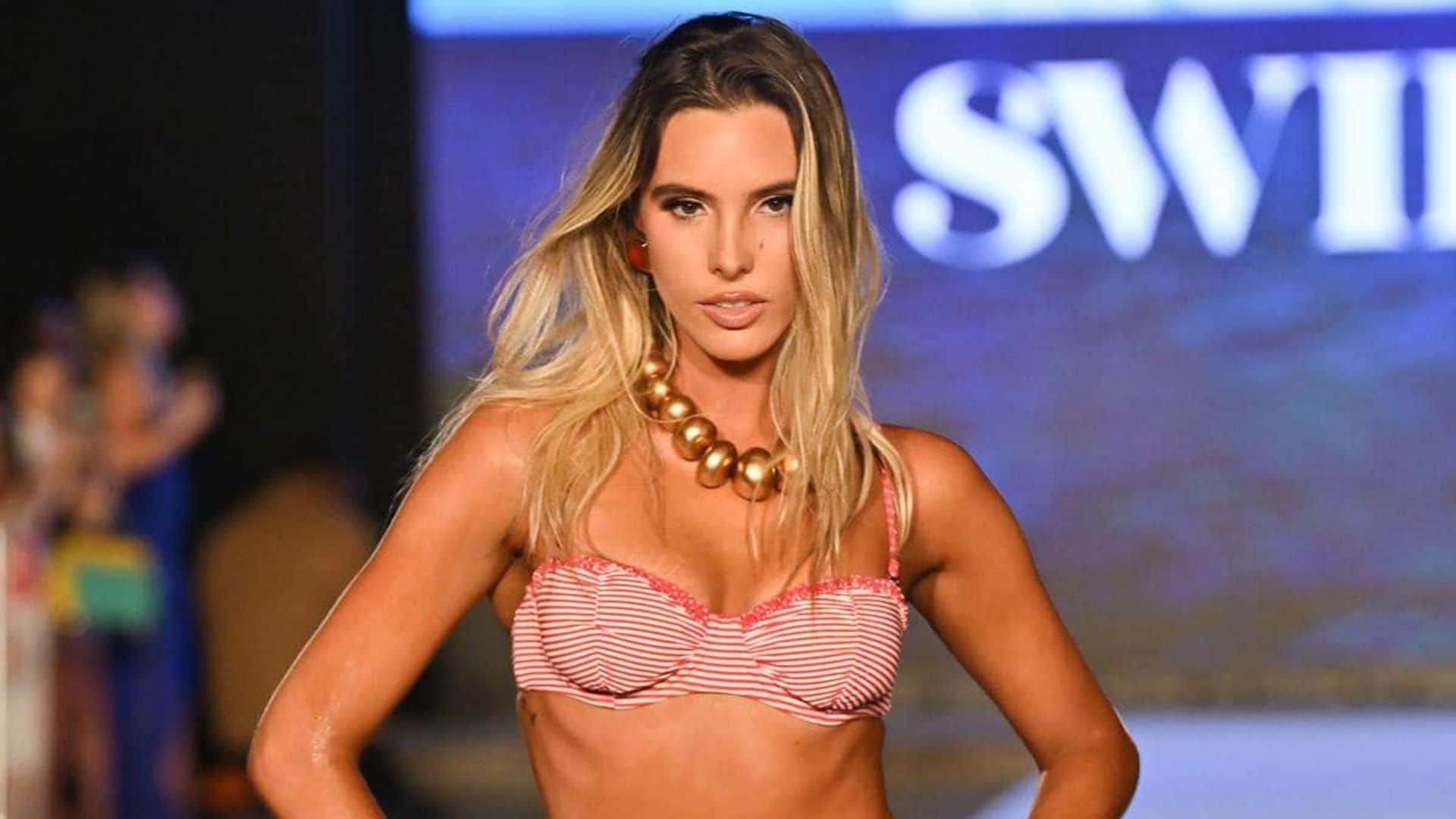 Lele Pons stuns in the Miami Swim Week runway