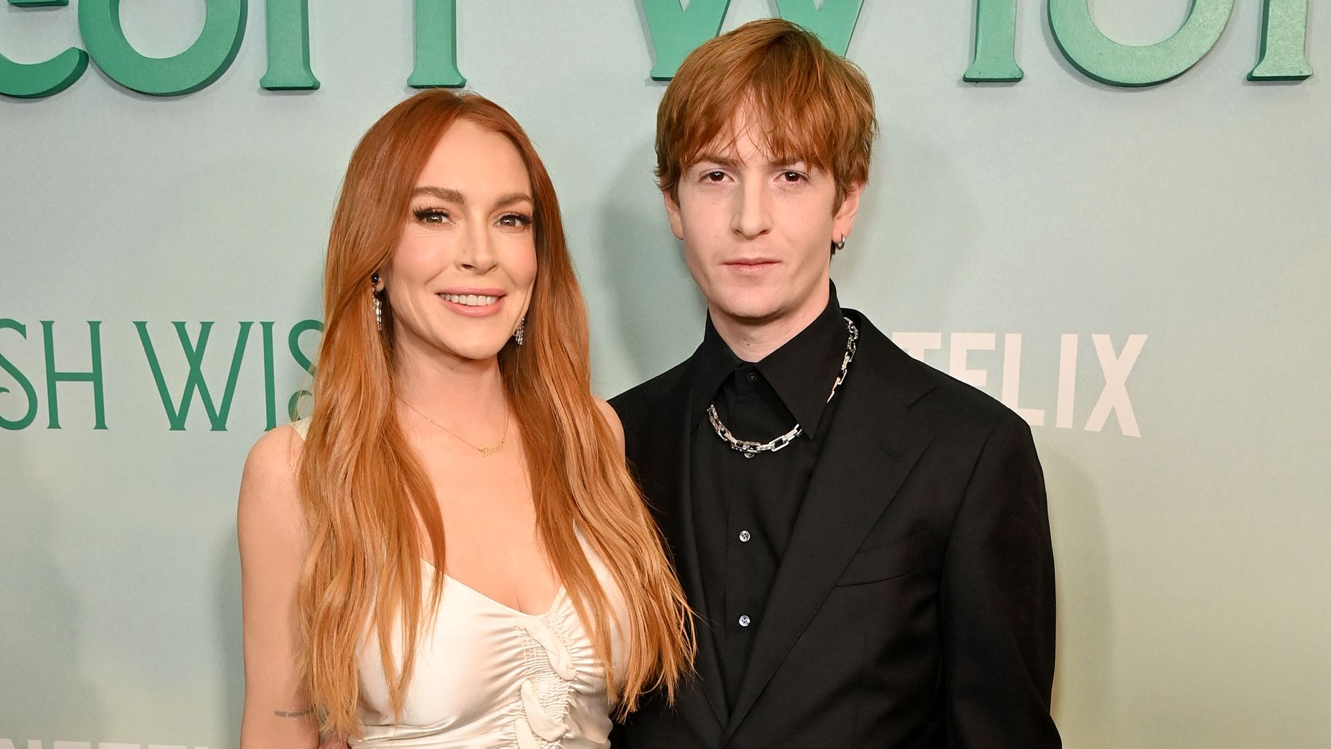 NEW YORK, NEW YORK - MARCH 05: (L-R) Lindsay Lohan and Dakota Lohan attend the Irish Wish New York Premiere at Paris Theater on March 05, 2024 in New York City. (Photo by Bryan Bedder/Getty Images for Netflix 