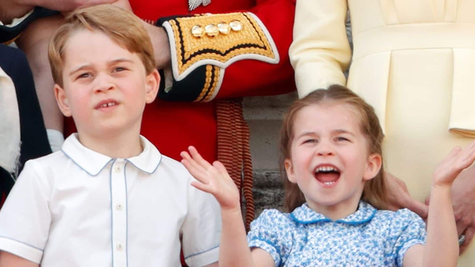 Charlotte and George show off sweet sibling bond in first official pic together in 4 years