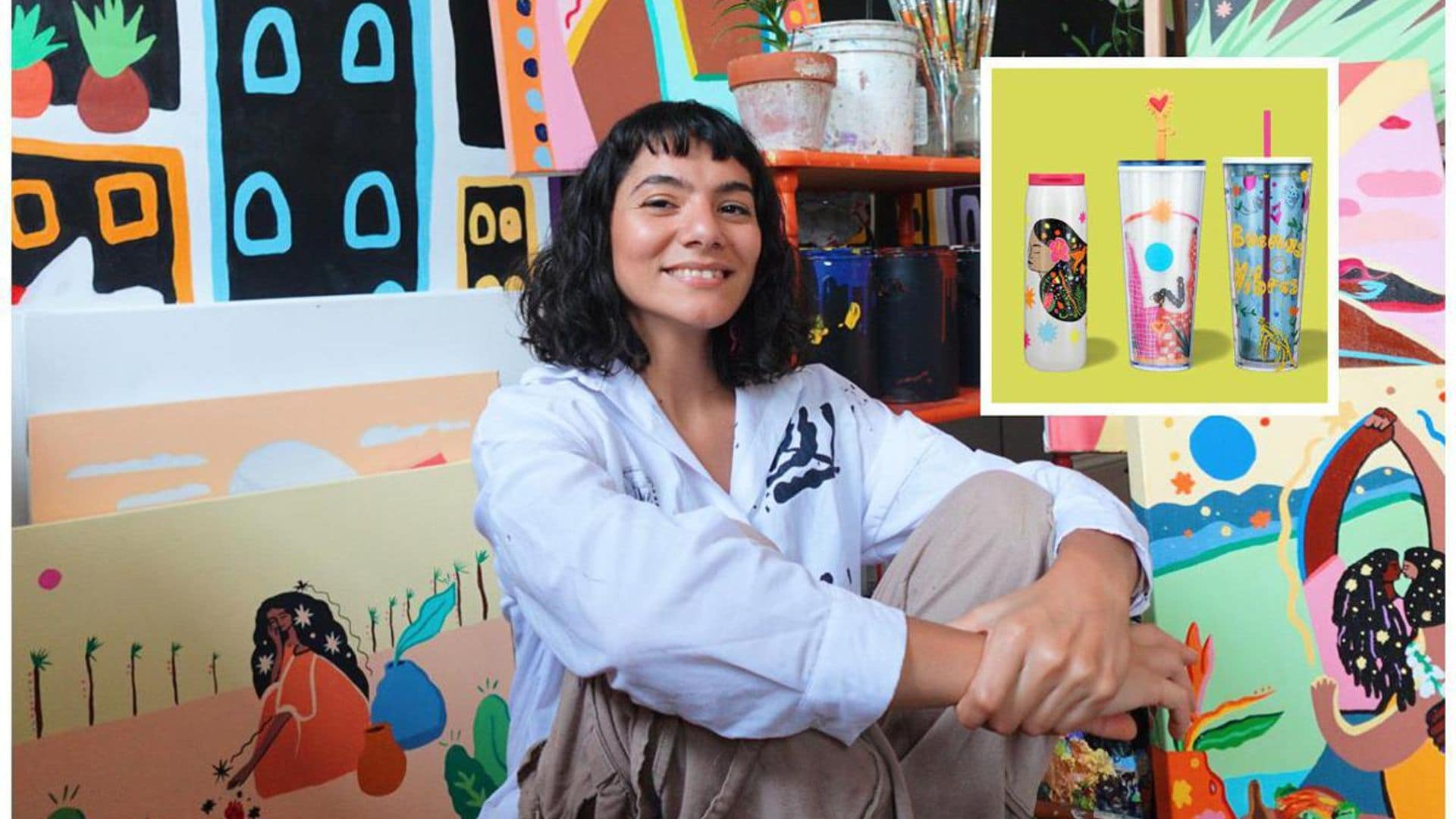 Manuela Guillén designed the new Starbucks cups inspired by Latin culture