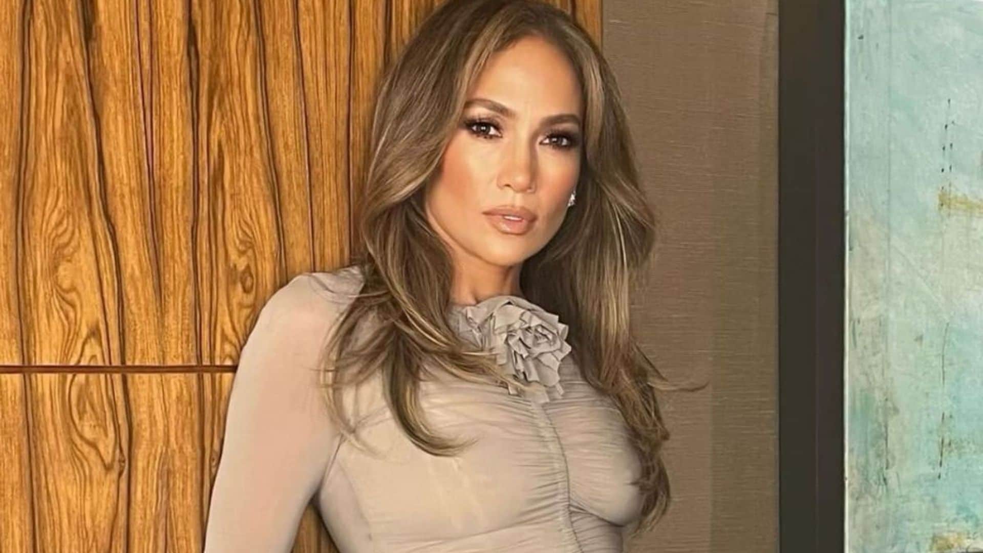 Jennifer Lopez shows off her dance moves in matching pajamas with her bestie