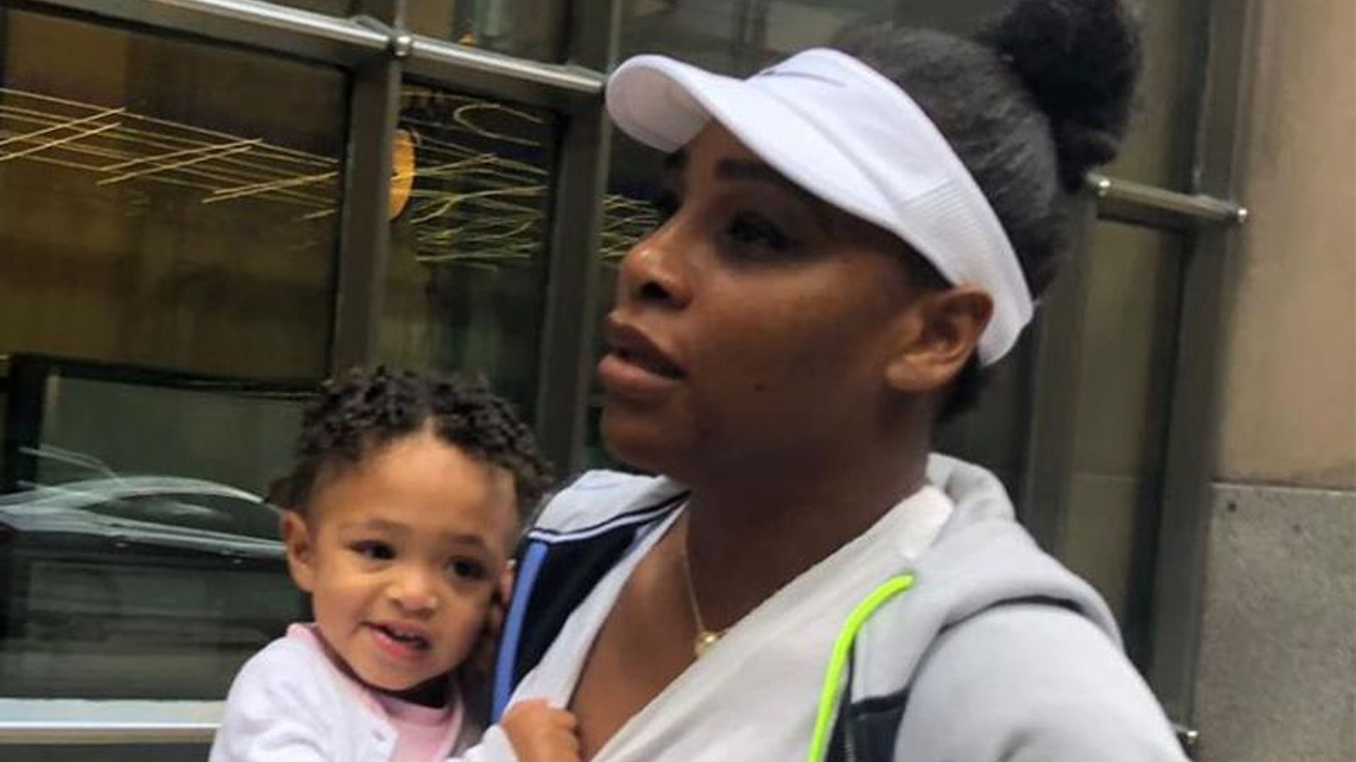 Serena Williams’ daughter Olympia crashes makeup tutorial for special announcement