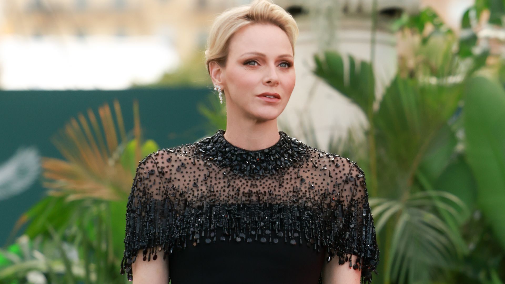 Princess Charlene dazzles in dramatic black gown at star-studded Monaco gala
