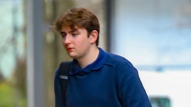 A closer look at Barron's outfit