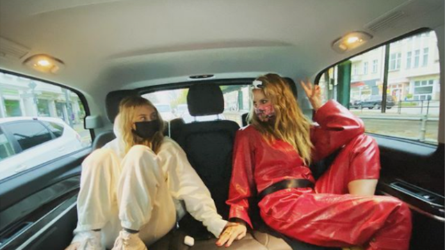 Heidi Klum with her teenage, lookalike daughter
