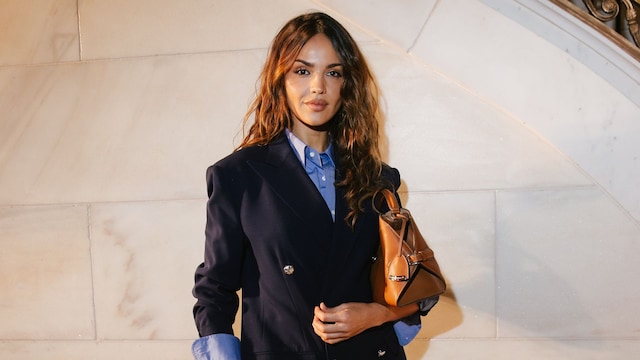 Eiza Gonzalez at the Ralph Lauren Fall RTW 2025 in New York