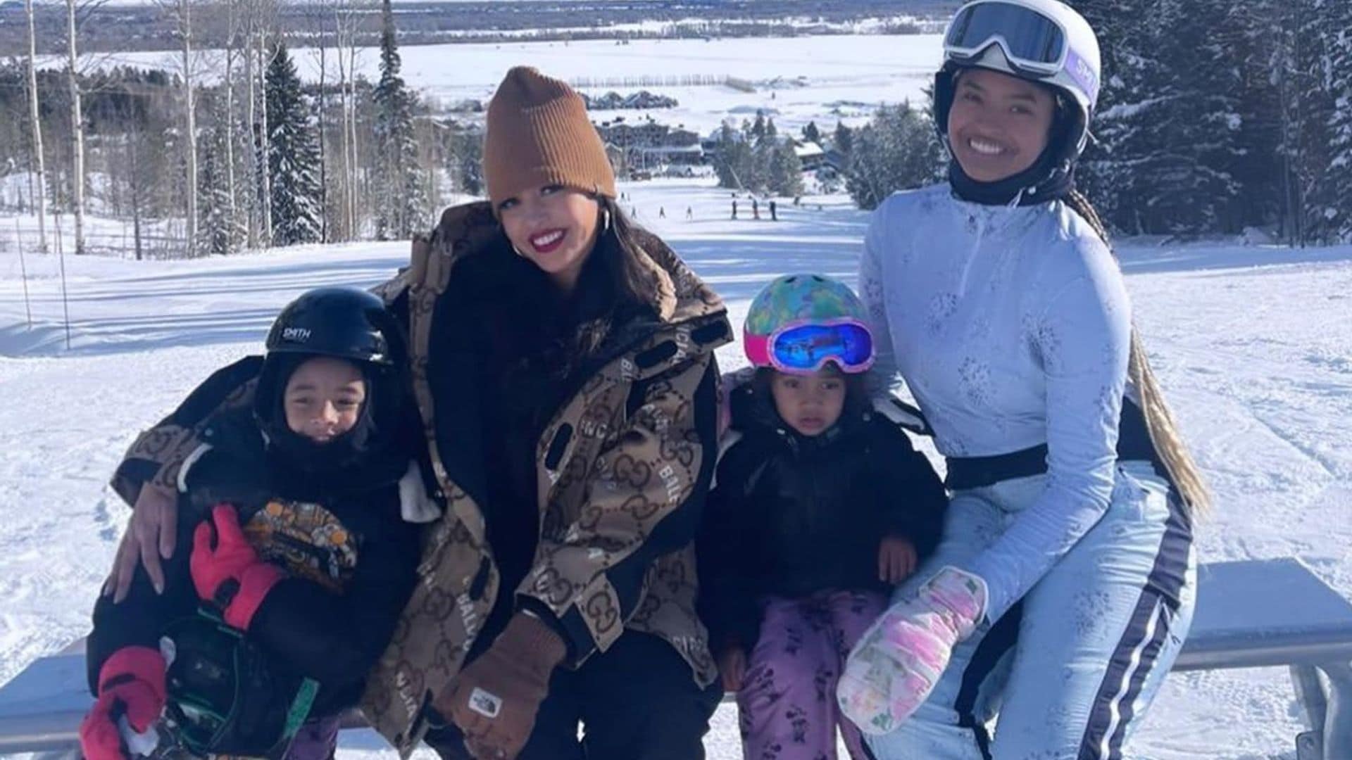 Vanessa Bryant’s daughters are tiny pros on the slopes: ‘This is where Gigi and Nani learned’