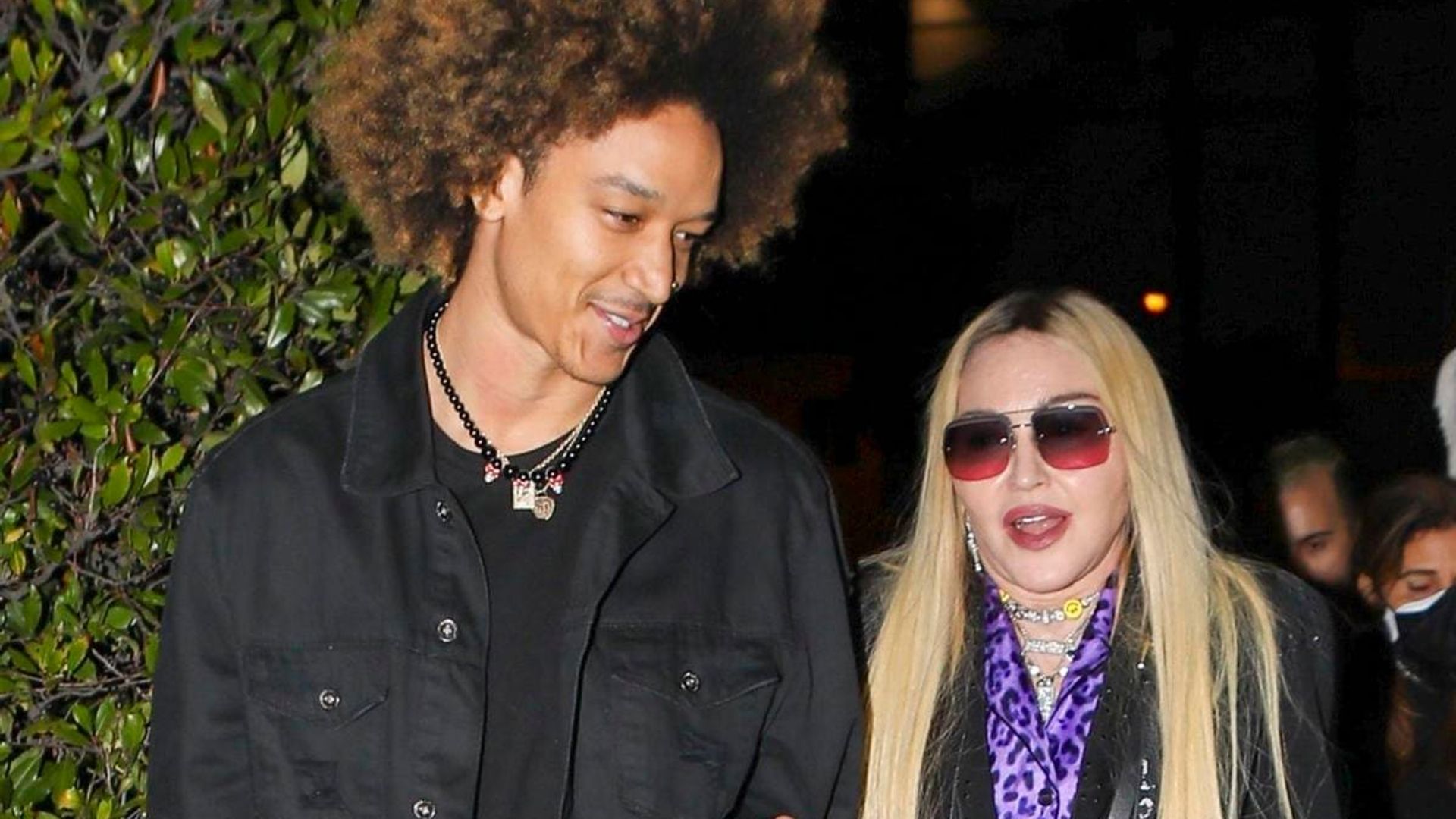 Madonna and her boyfriend enjoy a private late-night Italian dinner