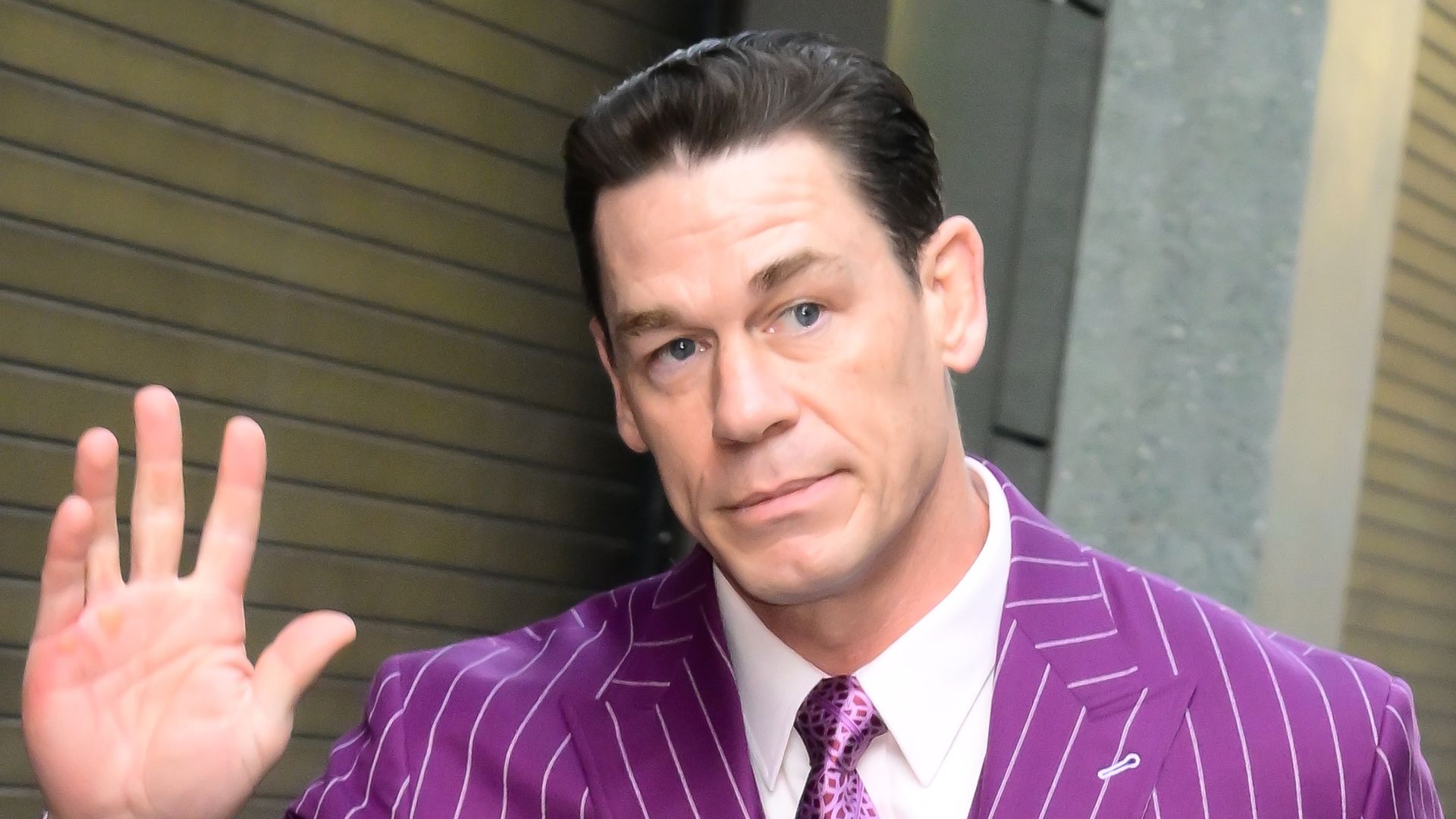 NEW YORK, NEW YORK - JUNE 17: John Cena is seen on June 17, 2026 in New York City. (Photo by Raymond Hall/GC Images) 