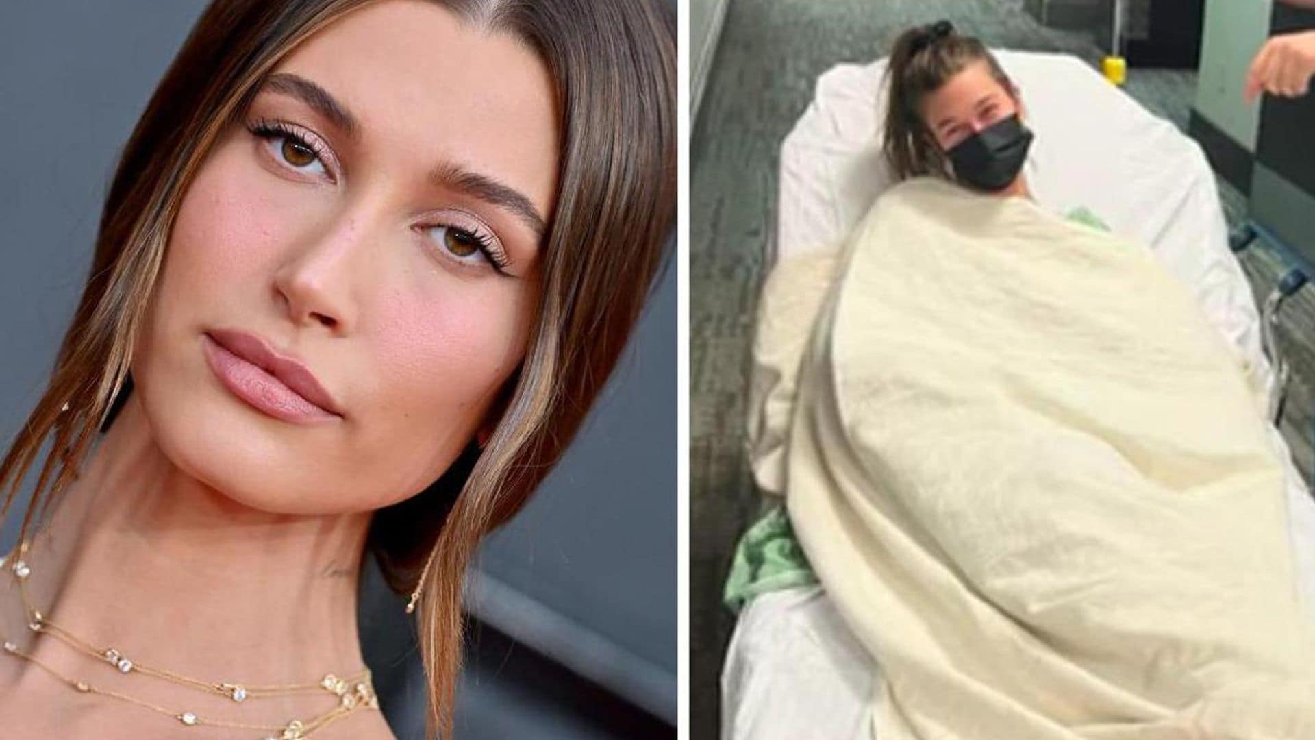 Hailey Bieber shares photos following her ‘mini-stroke’ and says she had a procedure done to her heart