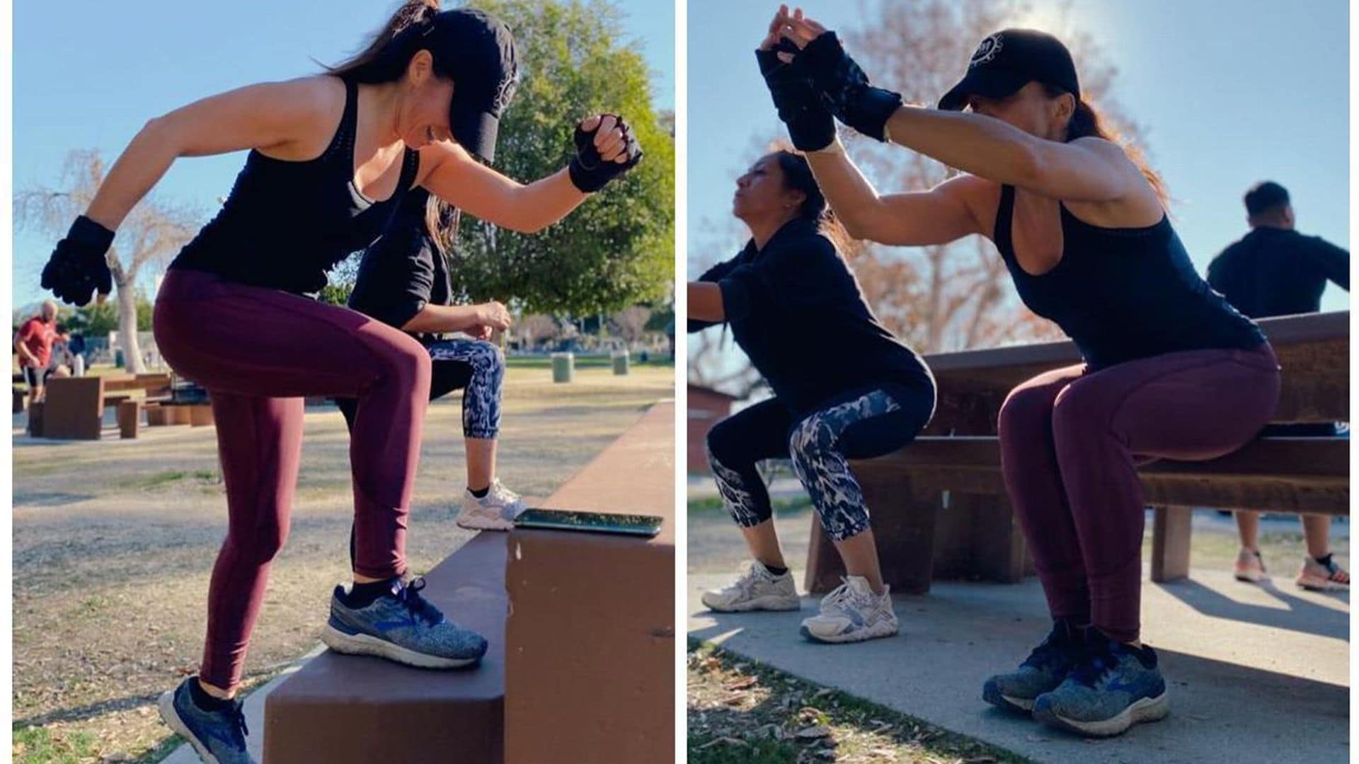 Alessandra Rosaldo and the weight-loss exercises you can do at home