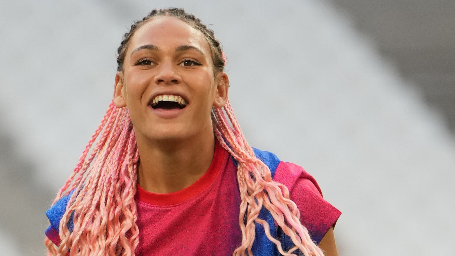 Trinity Rodman’s mic'd-up Paris send-off shows off her silly side