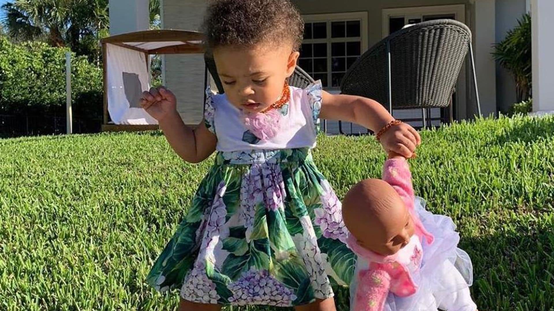 Serena Williams’ daughter Olympia shows off new (and delicious) hair technique