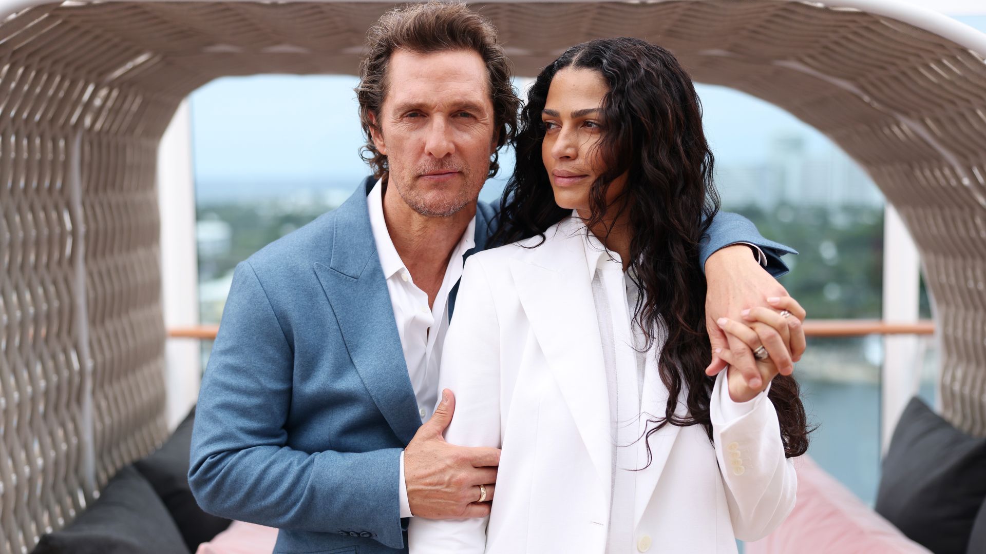 Camila Alves embraces effortless glamour and coordinated looks on romantic Rome night with Matthew McConaughey