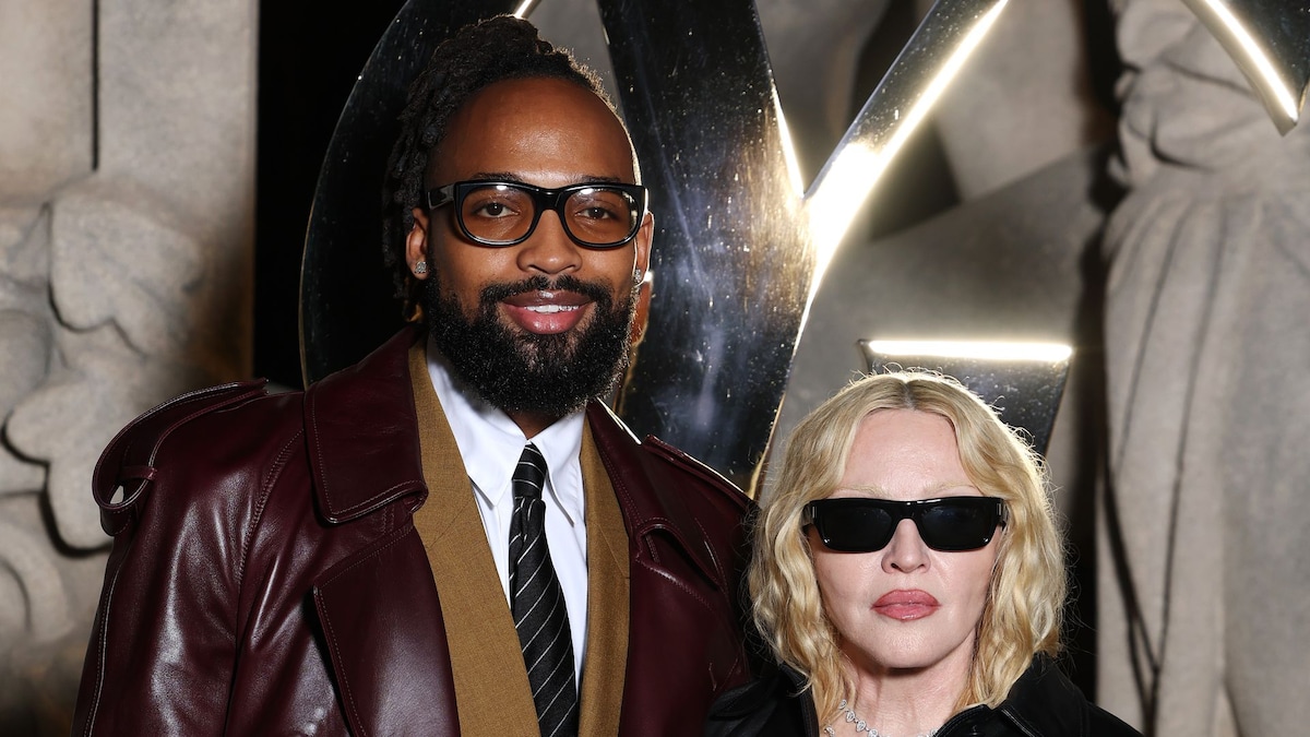 Madonna parties into the New Year in Morocco with boyfriend Akeem Morris and her kids