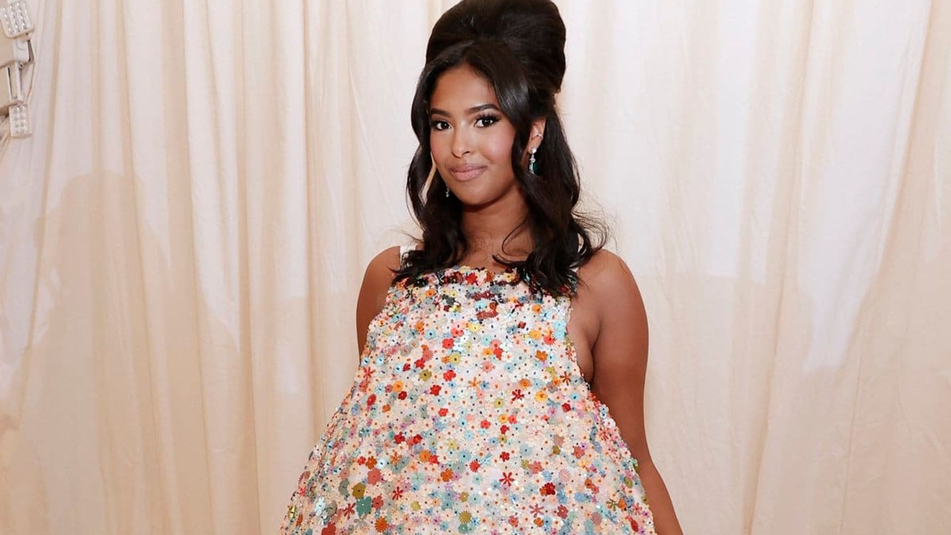 Natalia Bryant makes her Met Gala debut with 1960s-inspired look