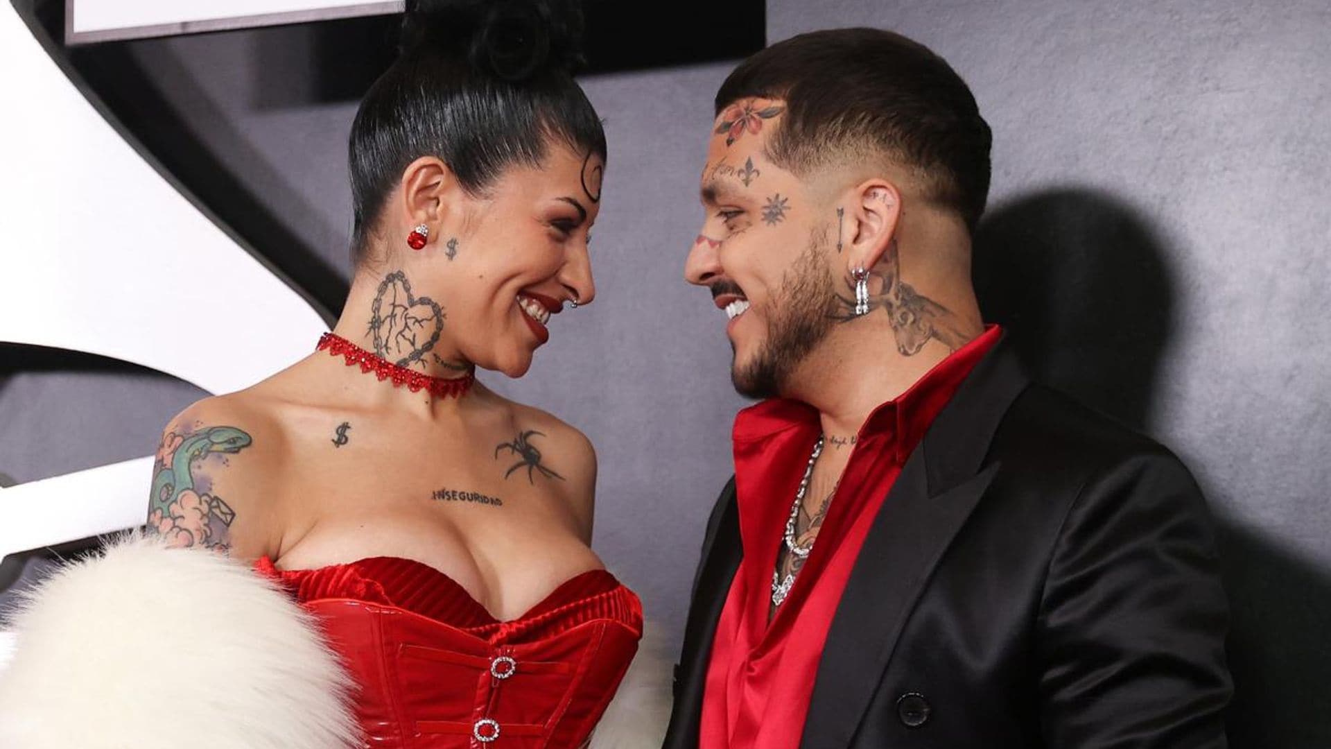 Cristian Nodal and Cazzu spread romance at Luis Miguel concert