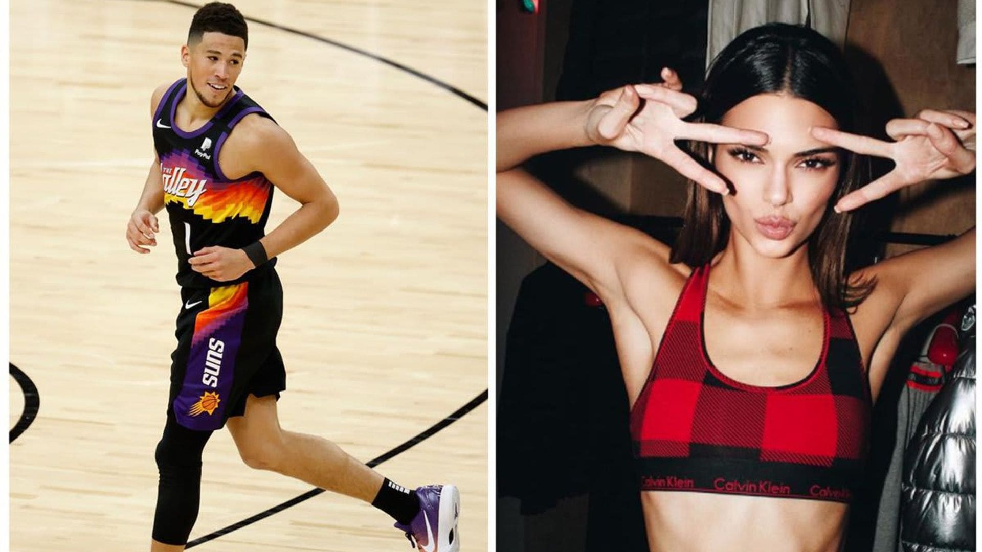 Kendall Jenner and Devin Booker celebrated and posted about their Valentine’s Day together