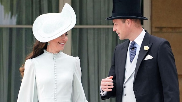Kate Middleton attends Buckingham Palace's last garden party of the season with Prince William