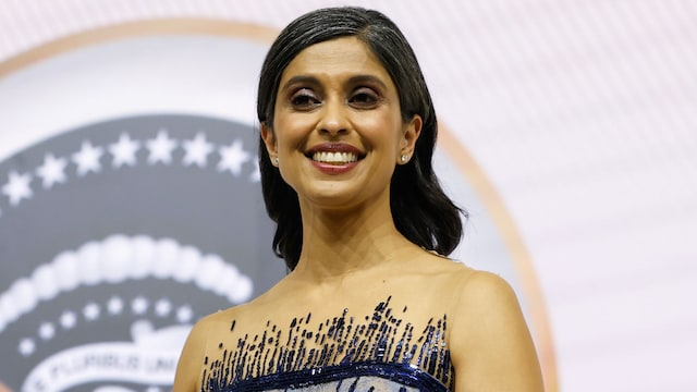 Vice President JD Vance and his wife Usha Vance attend the Commander-in-Chief Ball 
