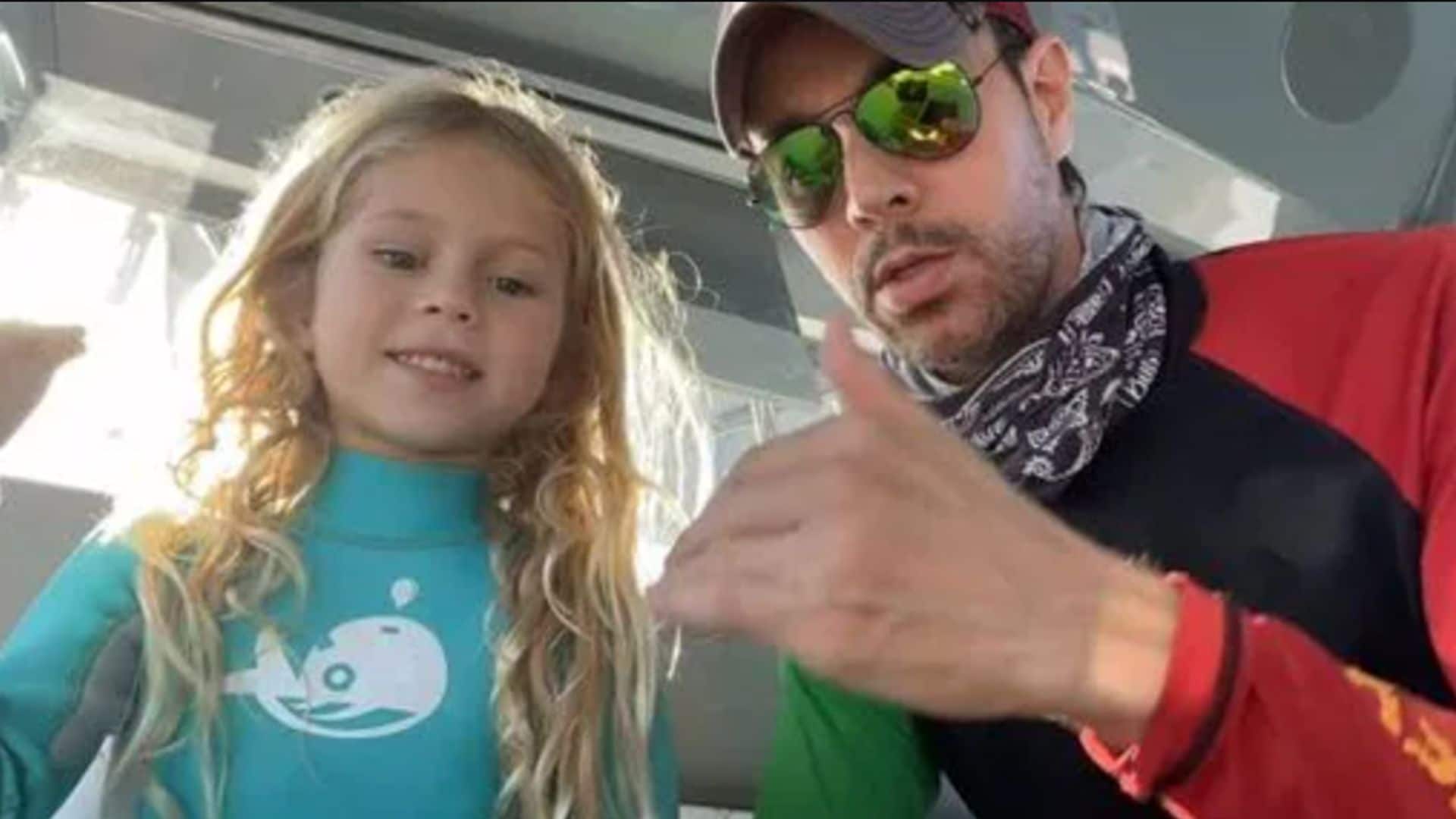Enrique Iglesias shows he is a proud girl dad in sweet video with daughter Mary