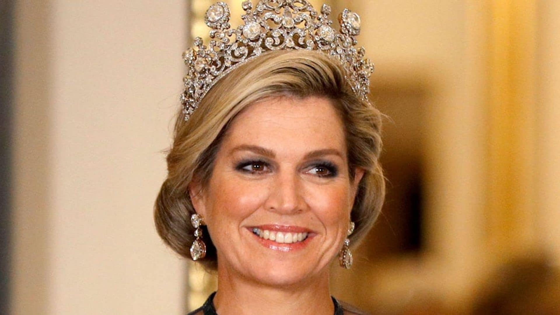 Queen Maxima dazzles in $2,395 shoes that would make Cinderella jealous