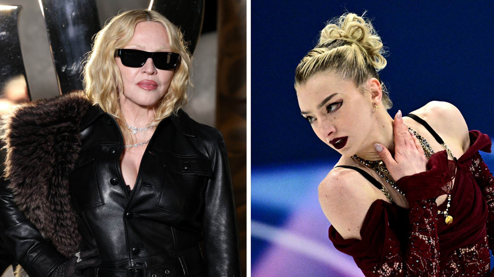Madonna surprises Olympic figure skater Amber Glenn with an emotional video message before her Milan-Cortina 2026 performance to “Like a Prayer.”
