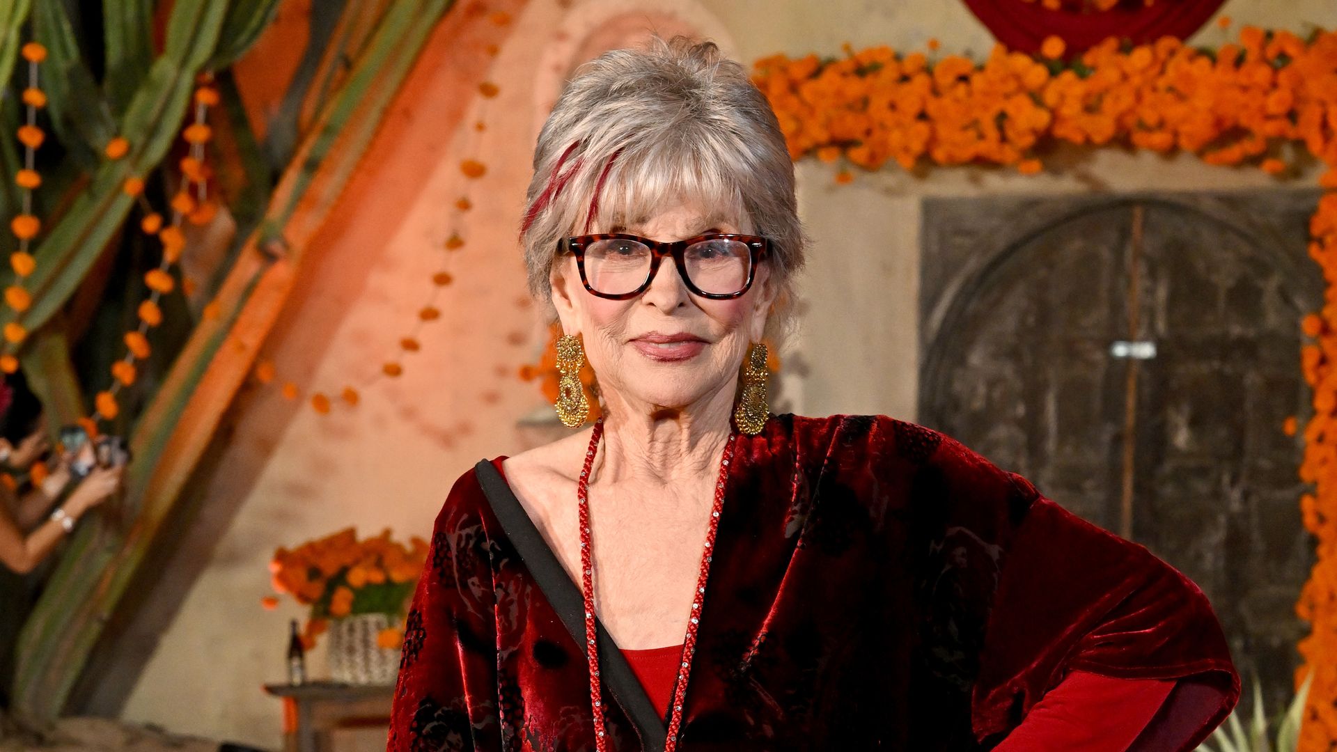 UNIVERSAL CITY, CALIFORNIA - OCTOBER 27: Rita Moreno attends the 2026 DÃa de Muertos Gala at Universal Studios Backlot on October 27, 2026 in Universal City, California. (Photo by Axelle/Bauer-Griffin/FilmMagic)