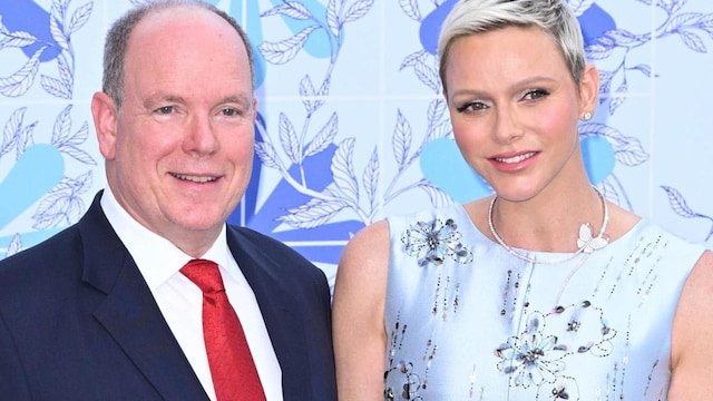 Princess Charlene attends ball in Monaco with Prince Albert