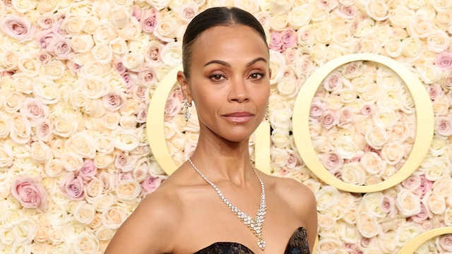 Zoe Saldana attends the 82nd Annual Golden Globe Awards 