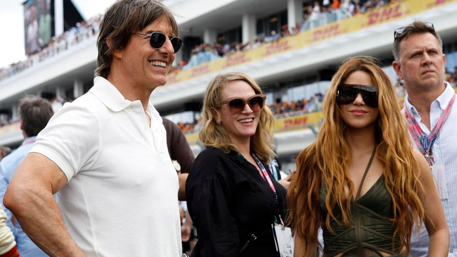 Shakira and Tom Cruise were spotted laughing in Miami together