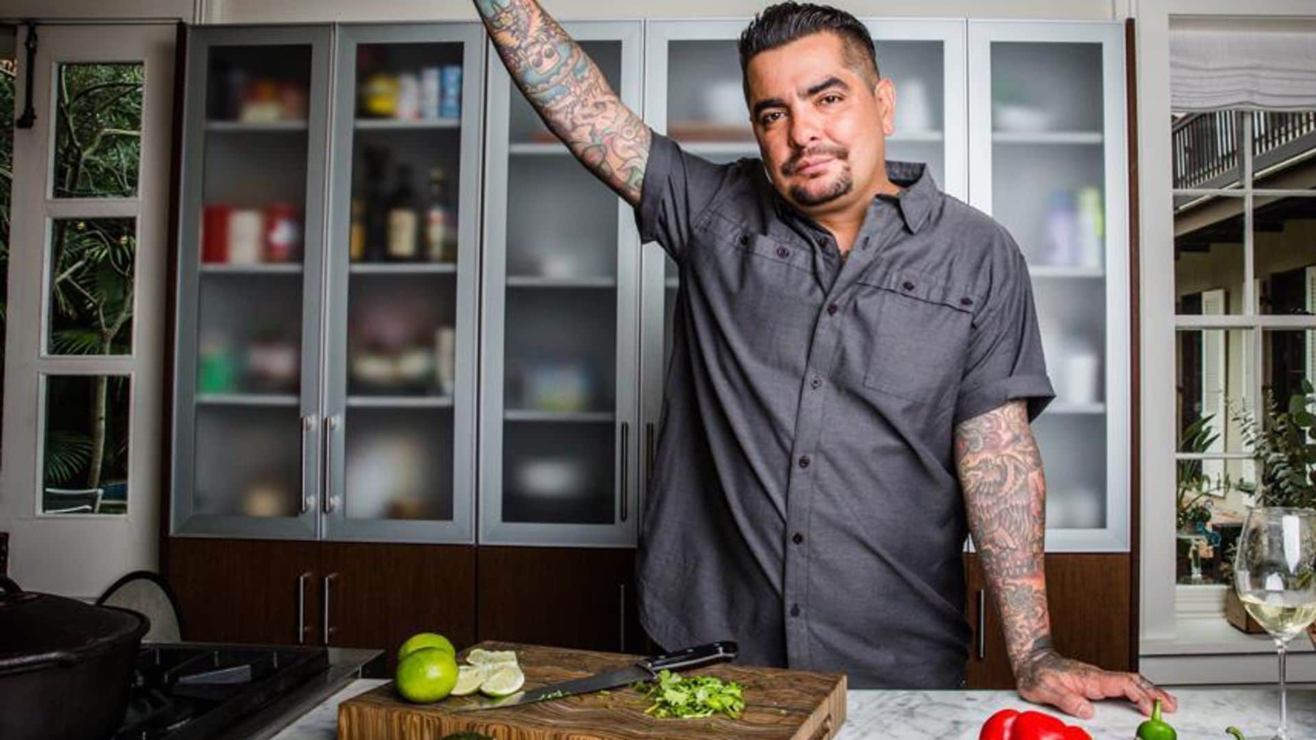 Chef Aarón Sánchez shares his signature Brussels sprouts salad recipe just in time for the holidays
