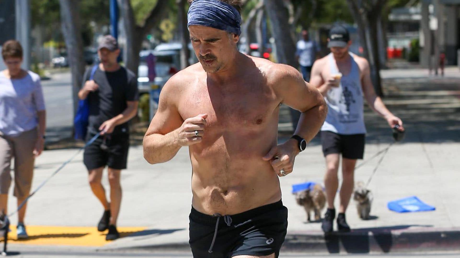 Colin Farrell’s 12-year-old son wants him to stop wearing short shorts