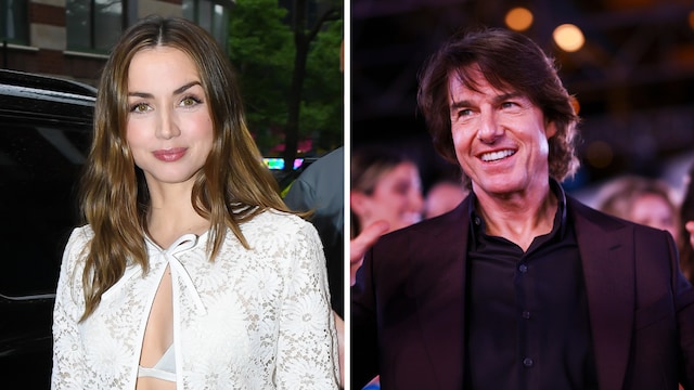 Tom Cruise and Ana de Armas enjoy a dog date after Oasis concert