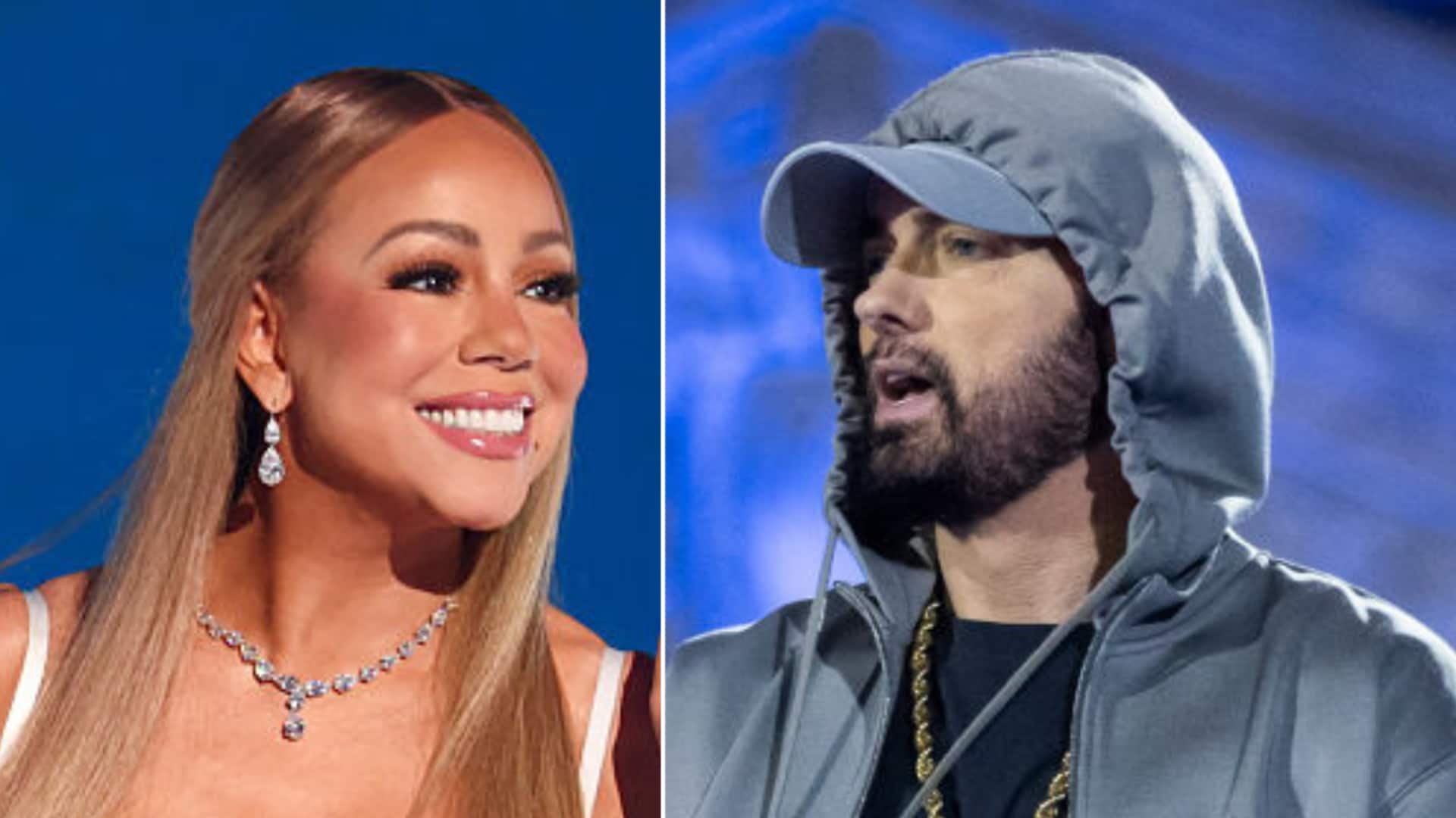 Mariah Carey and Eminem 