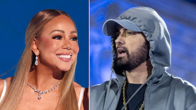 Mariah Carey and Eminem 