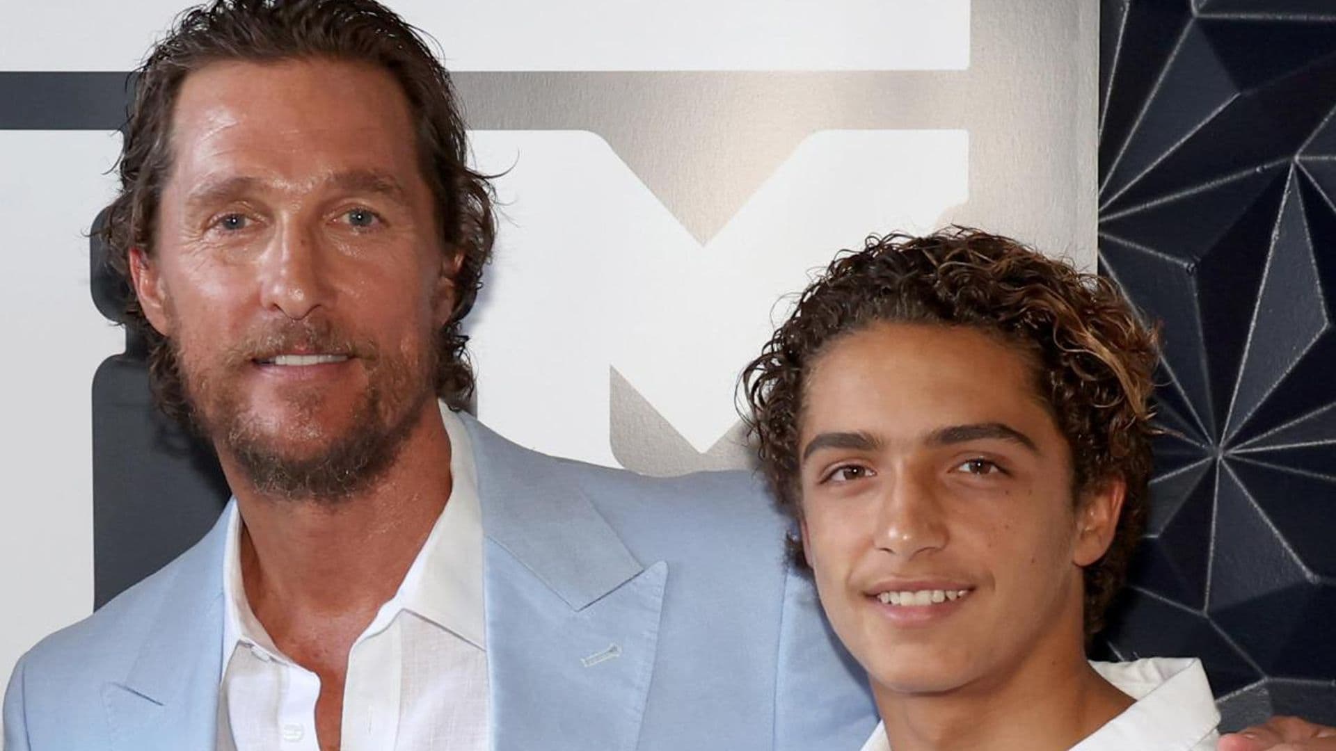 Levi McConaughey hilariously trolls his dad Matthew for his 1999 arrest