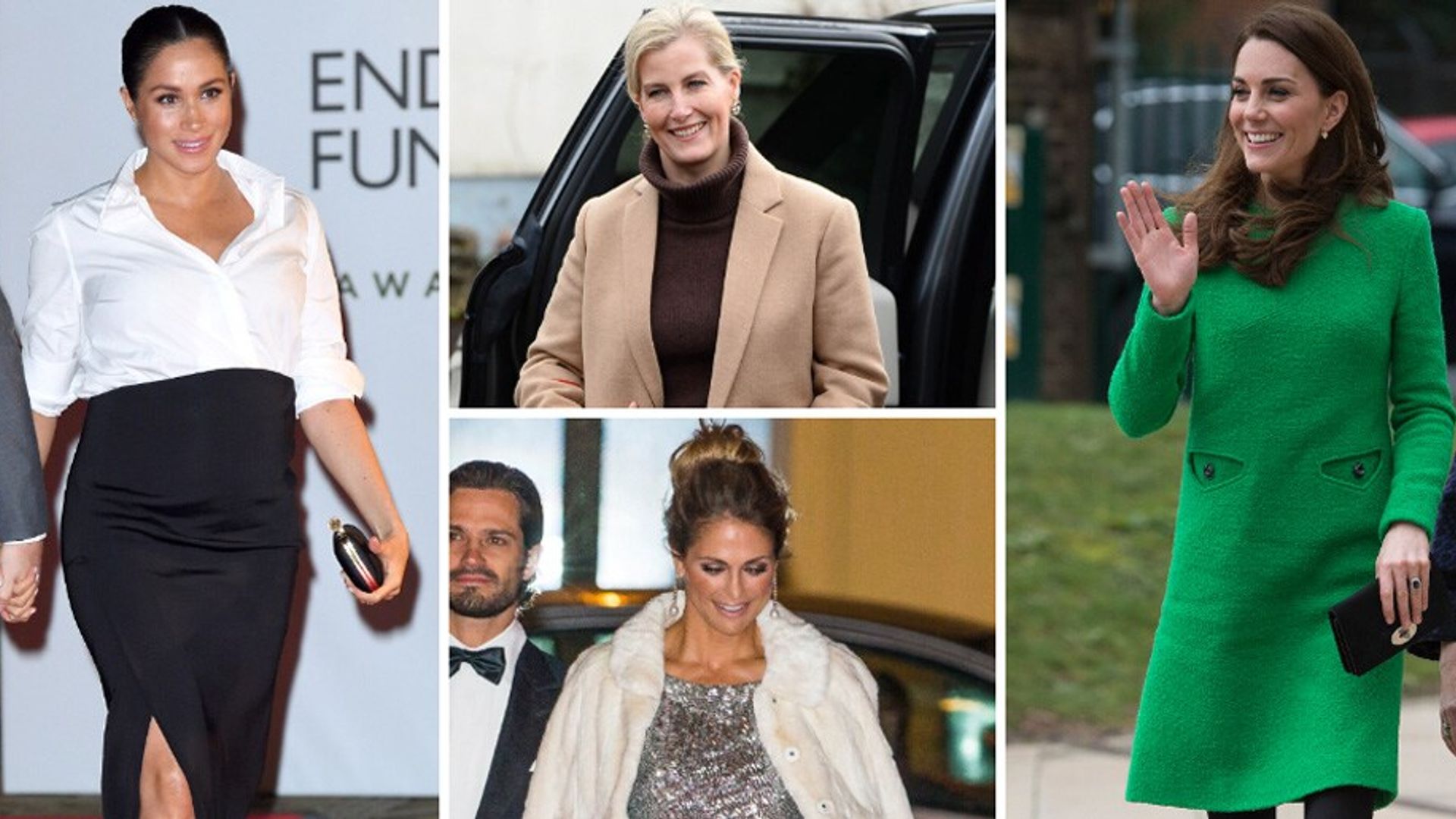 Royal fashionistas welcomed February with dazzlingly cool winter wear