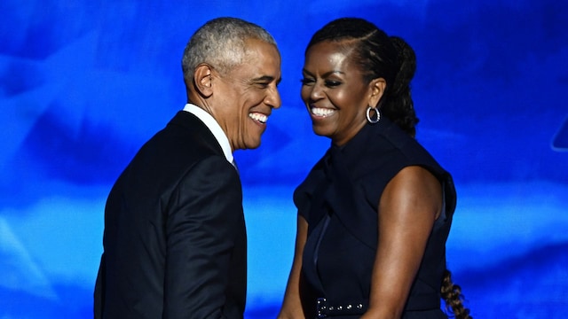 Barack Obama and Michelle Obama 