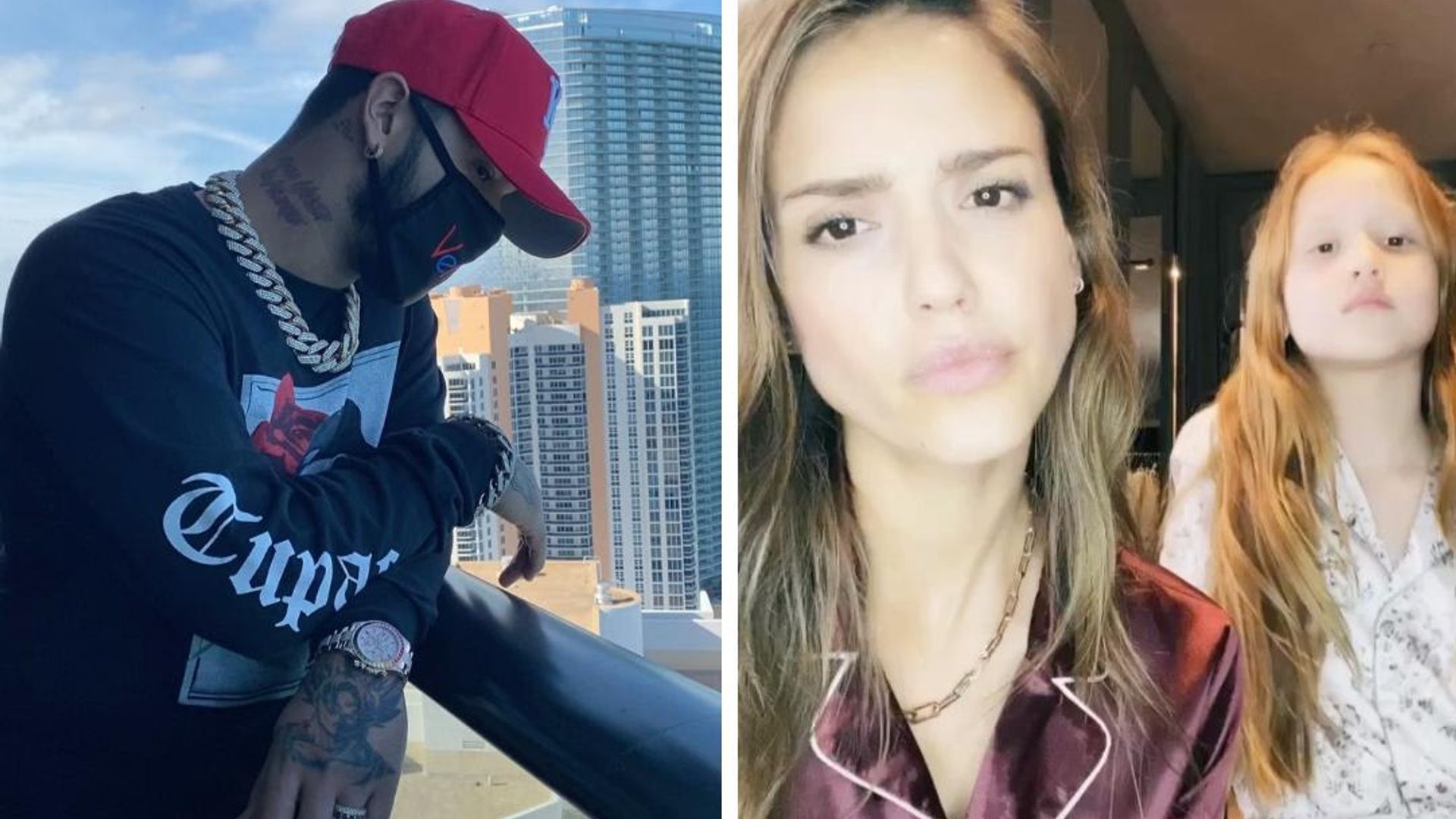 Anuel AA, Jessica Alba and more hilarious viral videos from stars practicing social distancing