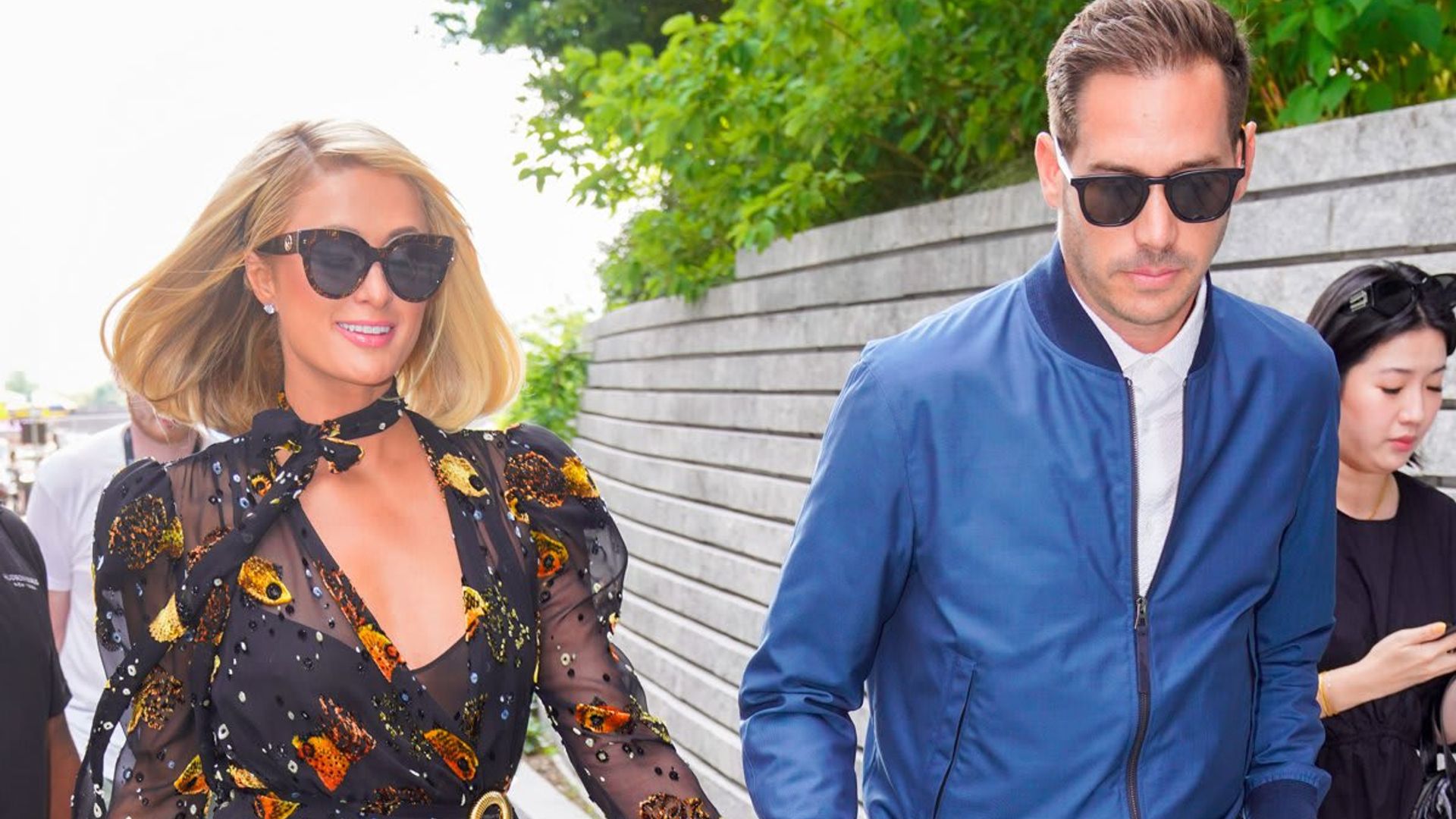 Paris Hilton & Carter Reum vacation in luxury catamaran